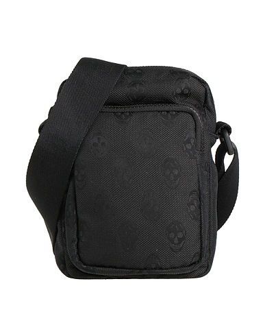 MCQUEEN Cross-body bags Black Textile fibers