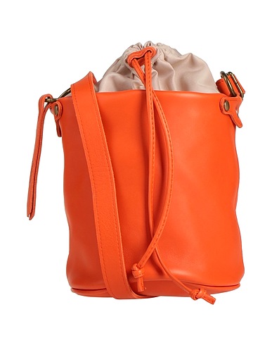 CORSIA Cross-body bags Orange 100% Soft Leather
