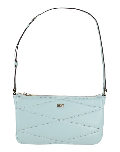 DKNY Shoulder bag Light green 100% Lambskin