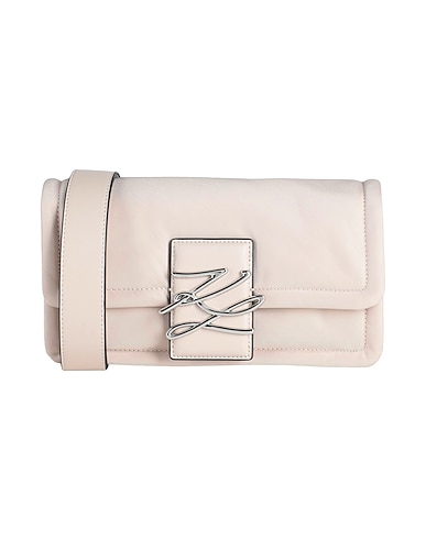 KARL LAGERFELD Shoulder bag Beige 70% Recycled polyamide, 30% Polyurethane