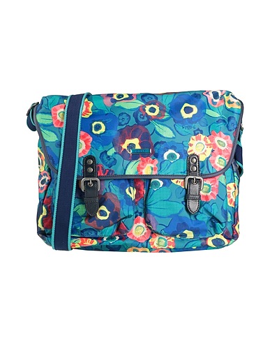 OILILY Across-body bag Deep teal 85% Polyester, 10% Polyurethane, 5% Cotton