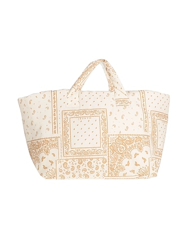MANEBÍ Handbag Ivory Textile fibers
