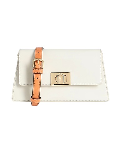 FURLA ショルダーバッグ オフホワイト 柔らかめの牛革 100%