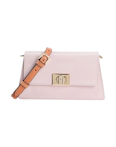FURLA Shoulder bag Light pink 100% Cowhide