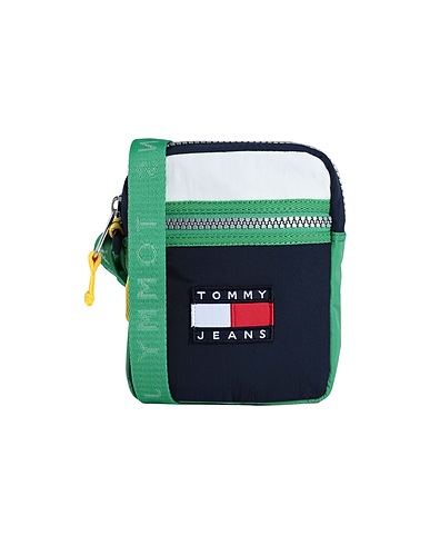 TOMMY JEANS Across-body bag Navy blue 100% Nylon