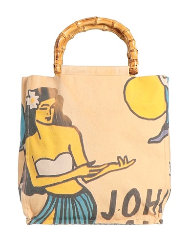 ZUBI Borsa a mano Beige 100% Cotone