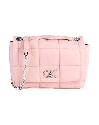 CALVIN KLEIN Shoulder bag Blush 95% Polyester, 5% Polyurethane
