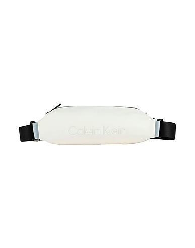 CALVIN KLEIN Belt Bags Cream 51% Polyester, 49% Polyurethane