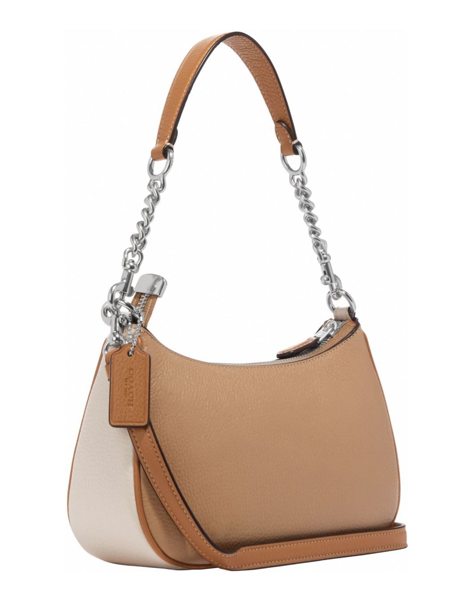 coach leather teri shoulder bag