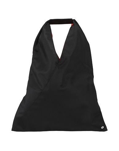 MM6 MAISON MARGIELA Borsa a mano Nero 100% Poliammide, Pelle di bovino, Ramiè