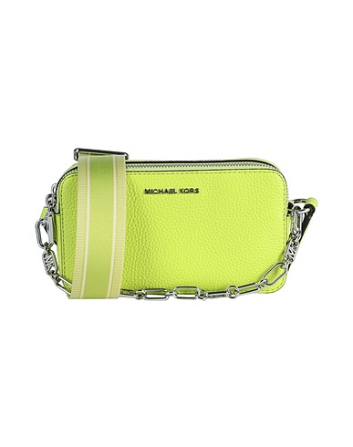 MICHAEL MICHAEL KORS Across-body bag Lime green 100% Bovine leather