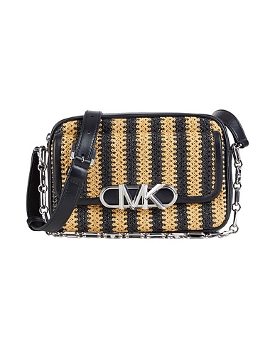 MICHAEL MICHAEL KORS Umhängetasche Schwarz 80% Polypropylen, 20% Baumwolle