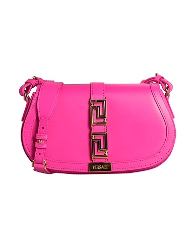 VERSACE Borsa a tracolla Magenta 100% Pelle di vitello