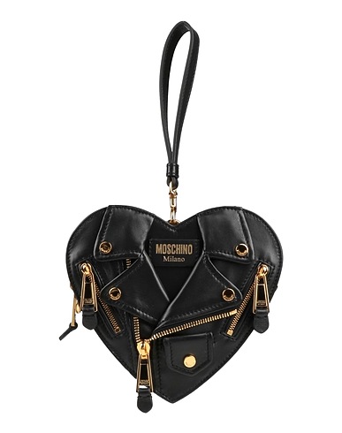 MOSCHINO Handbag COUTURE Black Leather