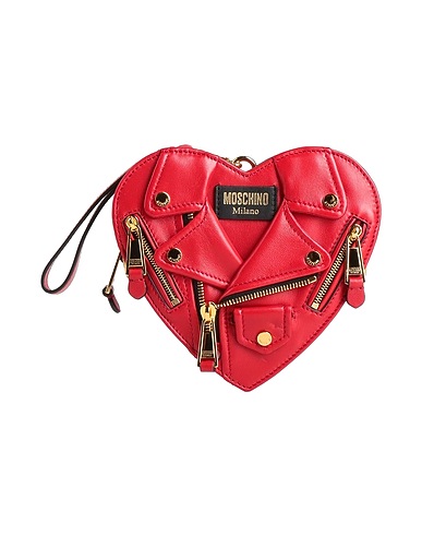 MOSCHINO Handbag COUTURE Red Leather