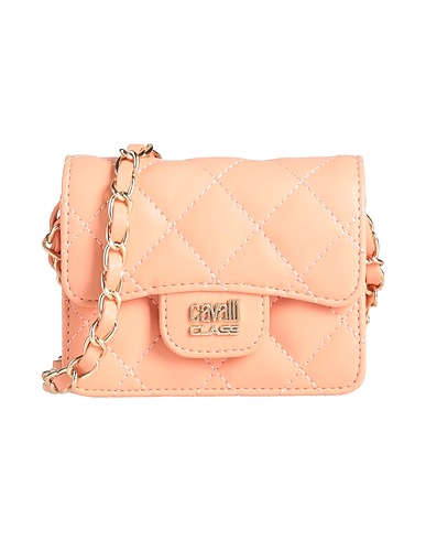 CAVALLI CLASS Borsa a tracolla Albicocca Fibre tessili