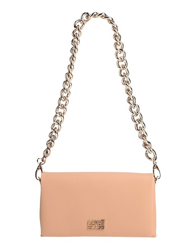 CAVALLI CLASS Shoulder bag Sand Textile fibres