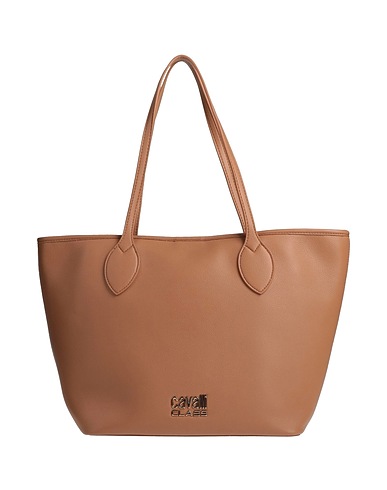 CAVALLI CLASS Shoulder bag Brown Textile fibres