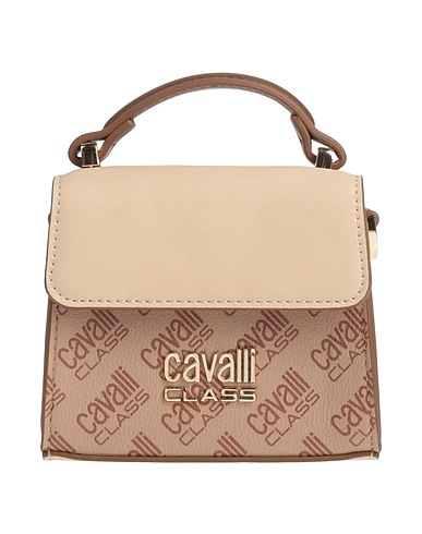 CAVALLI CLASS Borsa a mano Beige Fibre tessili