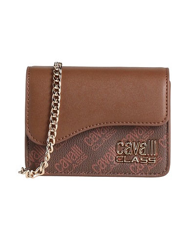 CAVALLI CLASS Borsa a tracolla TESTA DI MORO Fibre tessili