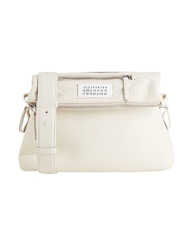 MAISON MARGIELA Handbag Ivory 100% Deerskin