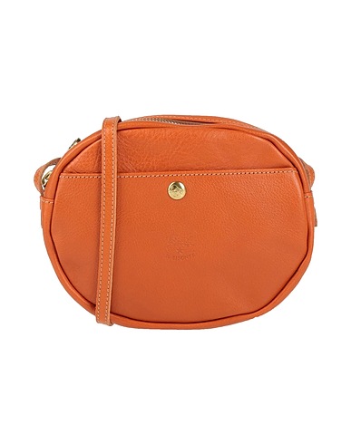 IL BISONTE Across-body bag Tan Soft Leather