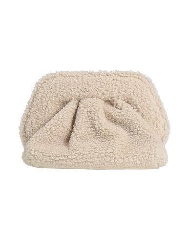 THEMOIRÈ Сумки с короткими ручками и клатчи Светло-кремовый Переработанные волокна