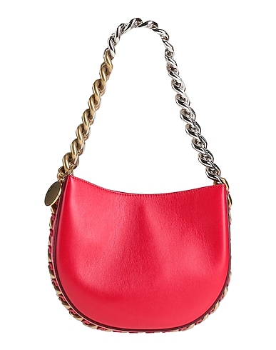 STELLA McCARTNEY Handbag ROSSO 51% Polyester, 49% Polyurethane