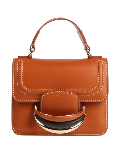 CHLOÉ Borsa a mano Cuoio 100% Pelle di vitello, Pelle di agnello