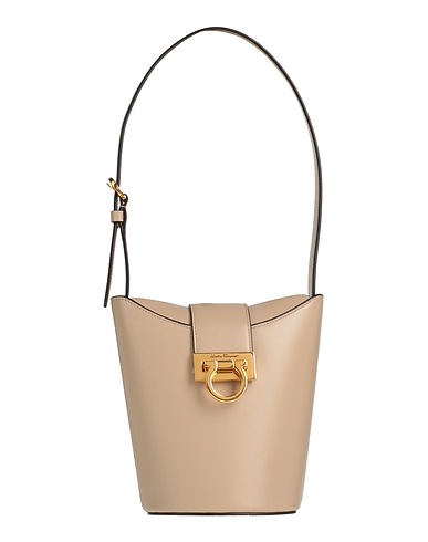FERRAGAMO Handbag TRIF.BUCKET
Beige Calfskin