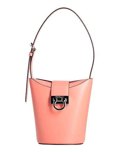 FERRAGAMO Handbag Coral Calfskin