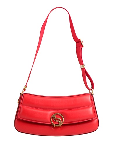 STELLA McCARTNEY Borsa a spalla Rosso 56% Poliuretano, 44% Poliestere
