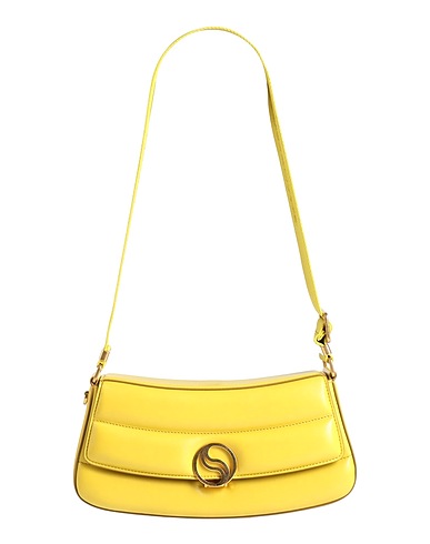 STELLA McCARTNEY Shoulder bag Yellow 56% Polyurethane, 44% Polyester