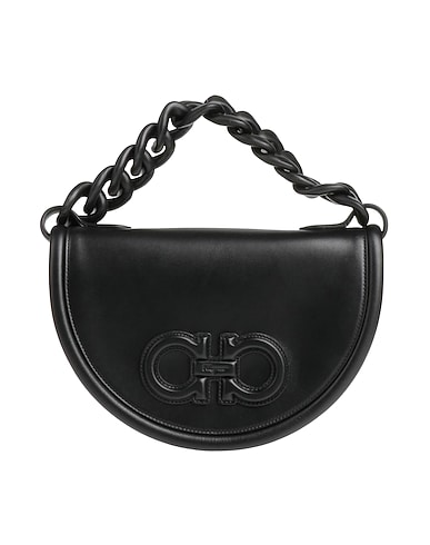 FERRAGAMO Handbag Black Soft Leather
