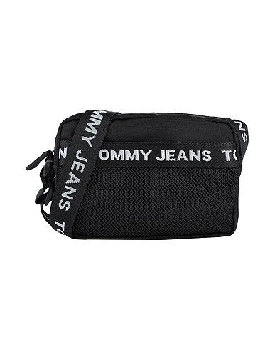 TOMMY JEANS Across-body bag Black 100% Polyester