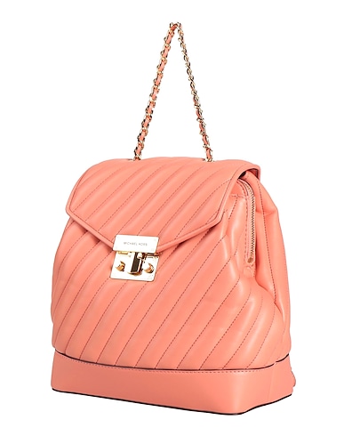 MICHAEL MICHAEL KORS Backpacks Salmon pink Textile fibers