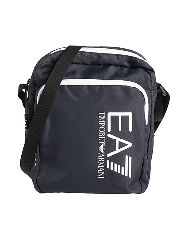 EA7 Across-body bag Navy blue 100% Polyester