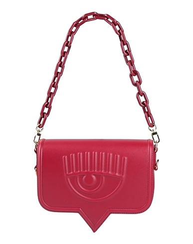 CHIARA FERRAGNI Schultertasche Rot 100% Polyester, Poliurethan-Harz