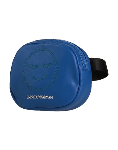 EMPORIO ARMANI Rucksack & bumbag Blue Textile fibres