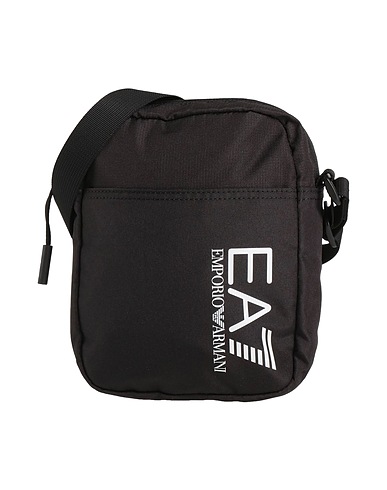 EA7 Across-body bag Black 100% Polyester