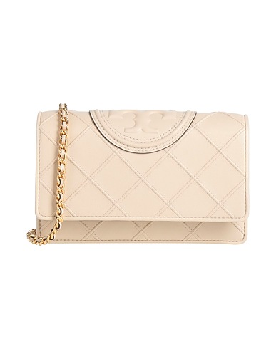 TORY BURCH Umhängetasche Elfenbein Leder