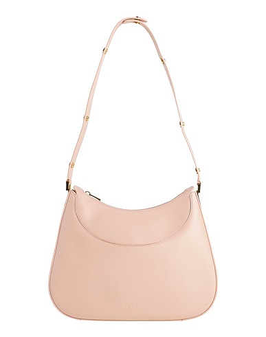 MARNI Shoulder bag 100% Cow leather, Steel