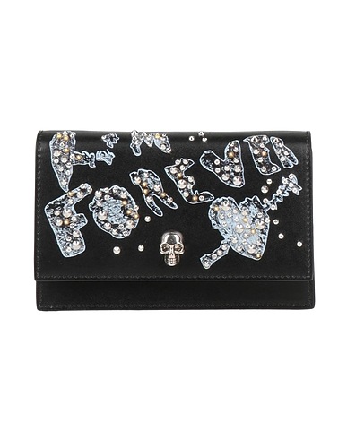 MCQUEEN Handbag Black Leather