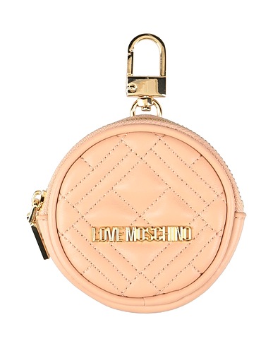 LOVE MOSCHINO Bag accessories & charms Beige 100% Polyurethane