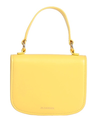 JIL SANDER Handbag Yellow Calfskin