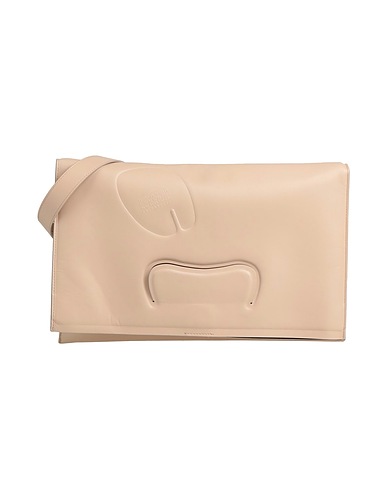 MAISON MARGIELA Borsa a tracolla Beige 100% Pelle di bovino, Zinco, Alluminio, Rame, Ottone