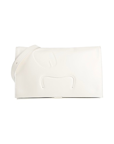 MAISON MARGIELA Borsa a tracolla Avorio 100% Pelle di bovino, Zinco, Alluminio, Rame, Ottone