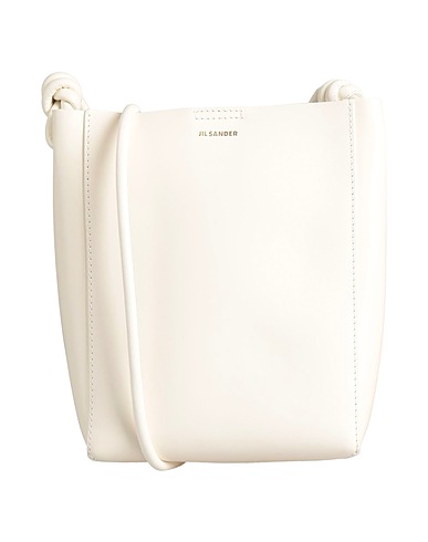 JIL SANDER Borsa a tracolla Off white Pelle di vitello