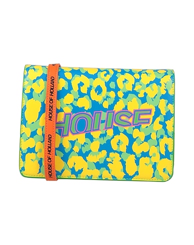 HOUSE OF HOLLAND Across-body bag Light green 100% Polyurethane