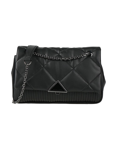 EMPORIO ARMANI Umhängetasche Schwarz Leder